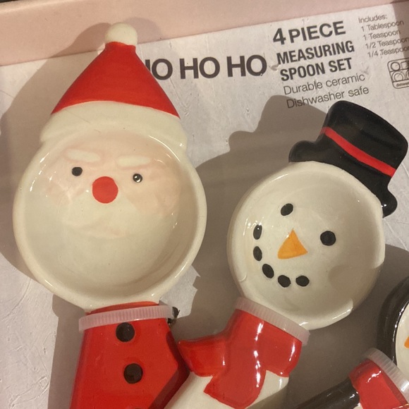 Christmas Ceramic Measuring Spoons - Picture 2 of 11